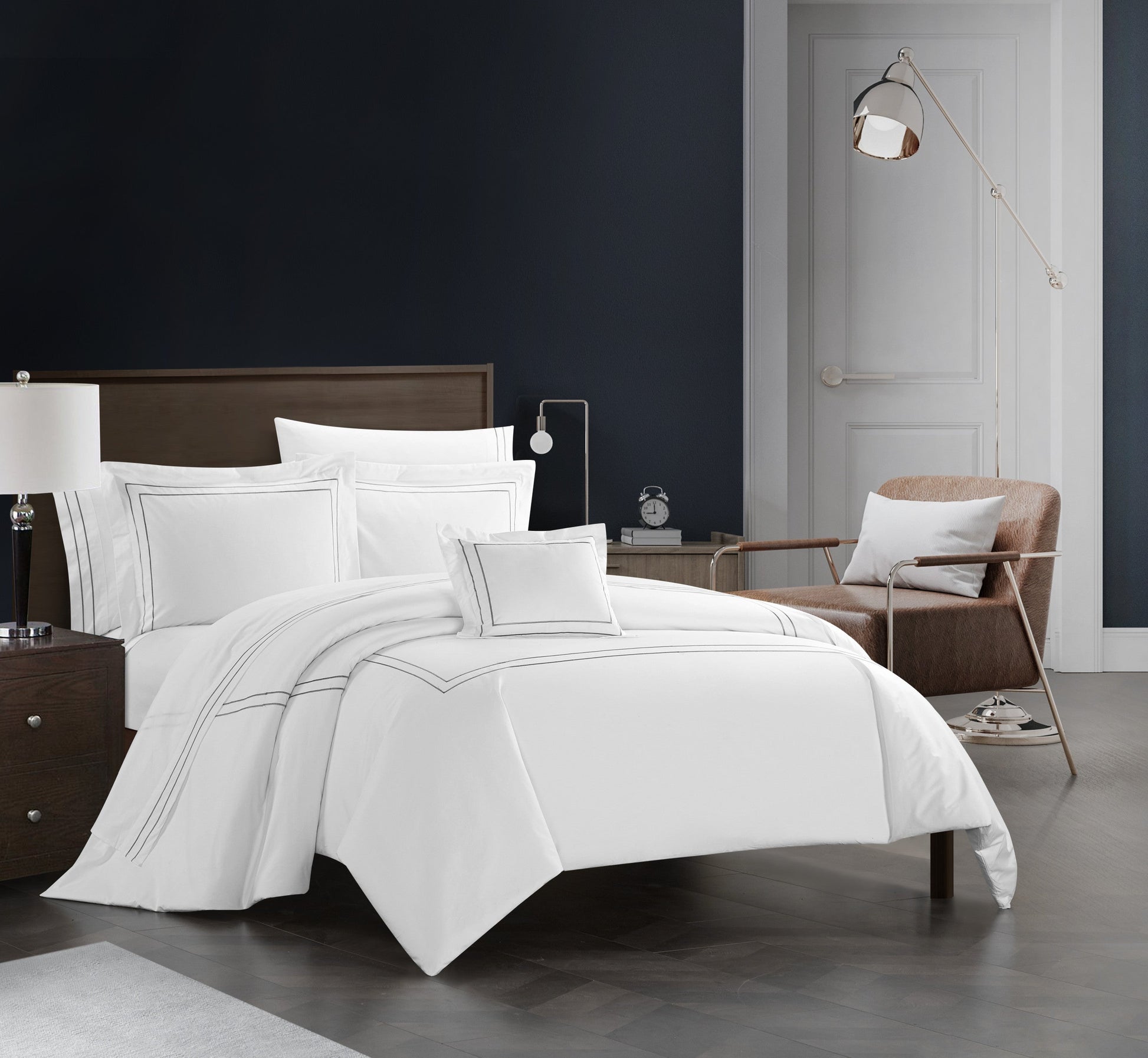 Chic Home Santorini 4 Piece Cotton Comforter Set-